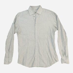 *SOLD* Suitsupply Gray Gingham Dress Shirt (39/15.5)
